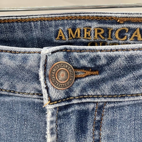 American Eagle Outfitters Original Straight Leg Jeans Active Flex Women's Size 8 - Picture 3 of 9